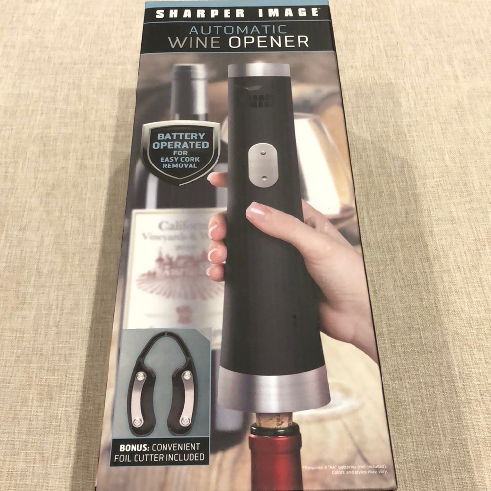 Sharper Image Automatic Wine Opener - Brand New!
